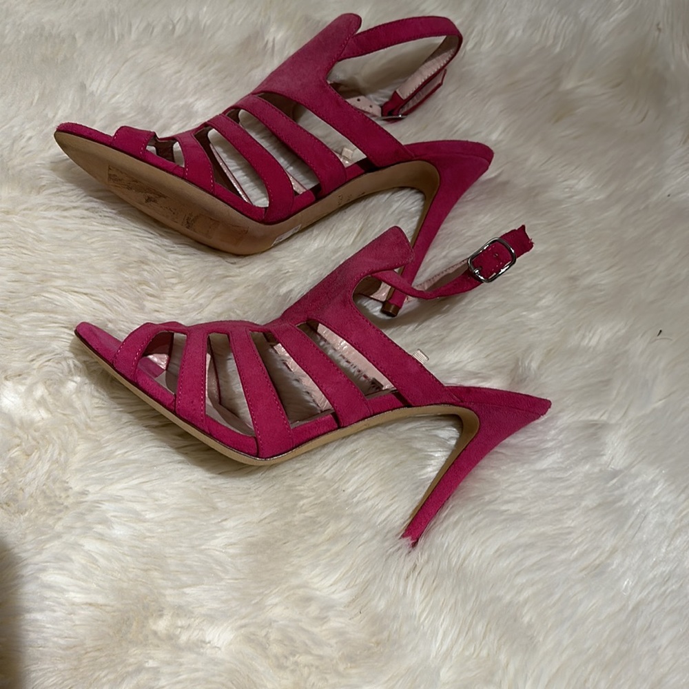 SJP shocking pink shoes, brand new 7 1/2